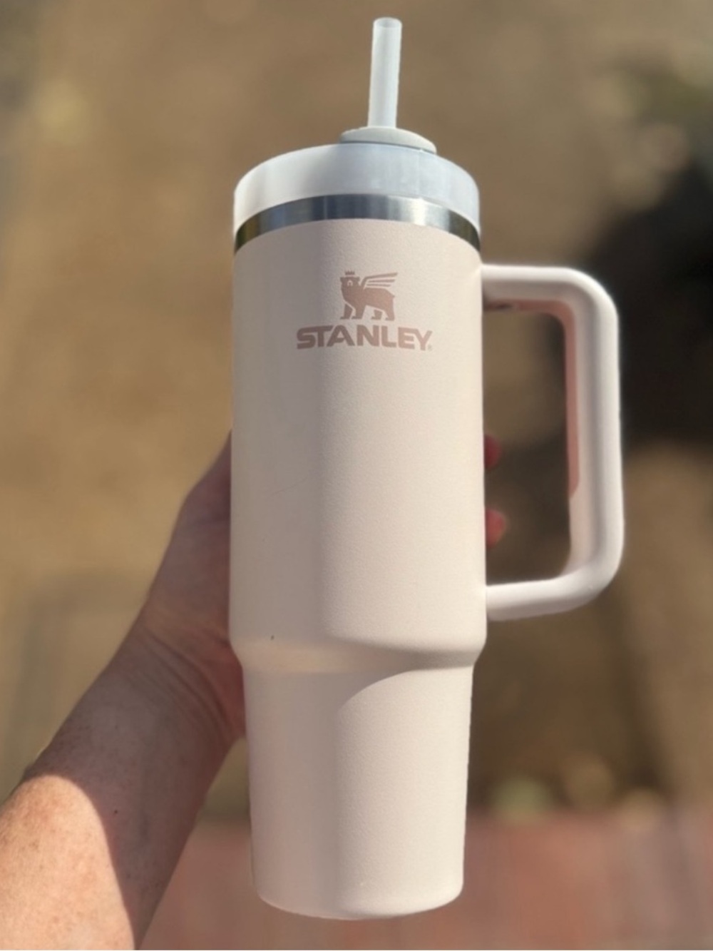 Stanley Quencher H2.0 FlowState 30 oz Tumbler Rose Quartz Pink